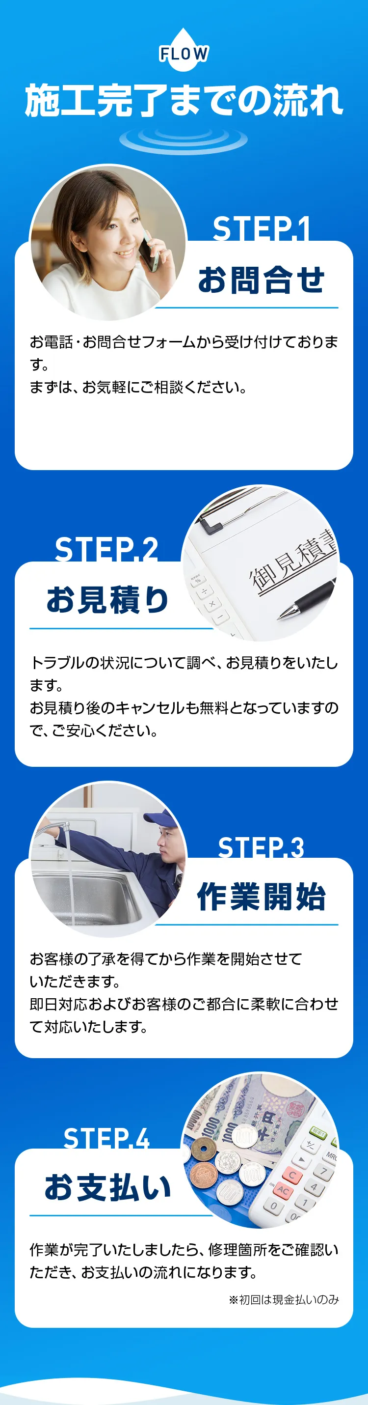 施工完了までの流れ