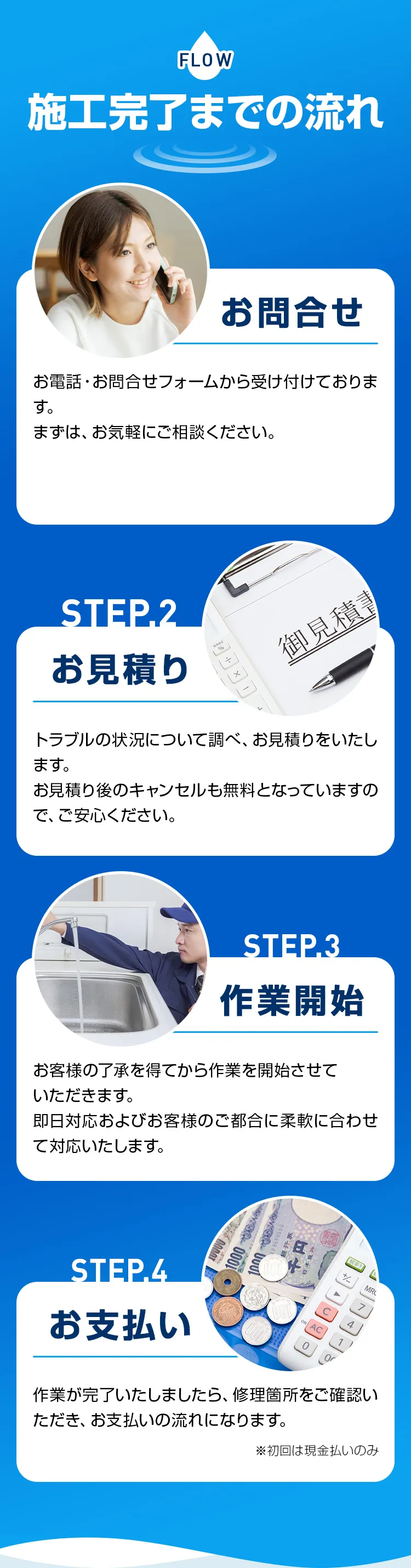 施工完了までの流れ